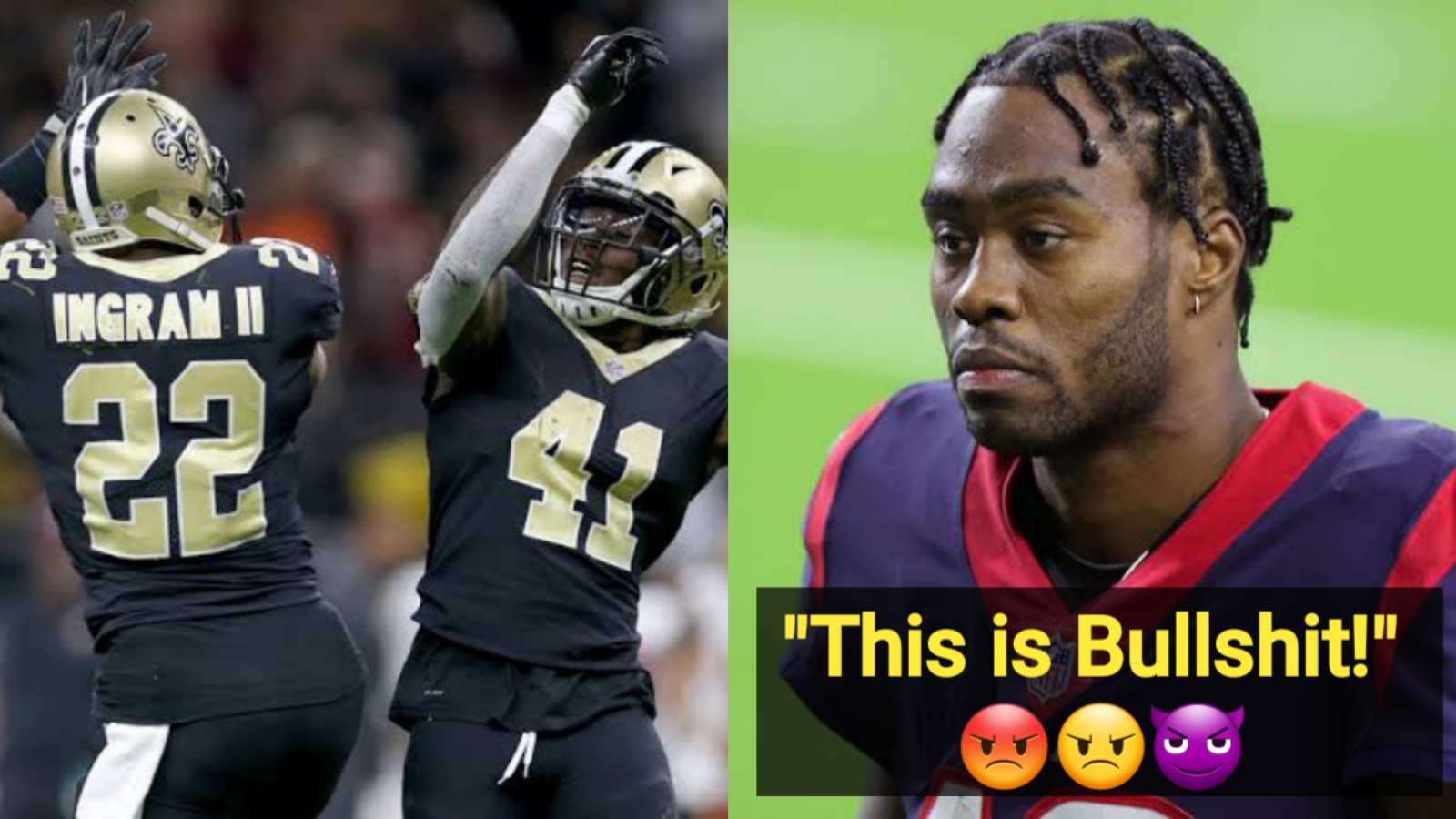 Twitter Reacts As Brandin Cooks Resorts To Profanity Over Mark Ingram Trade