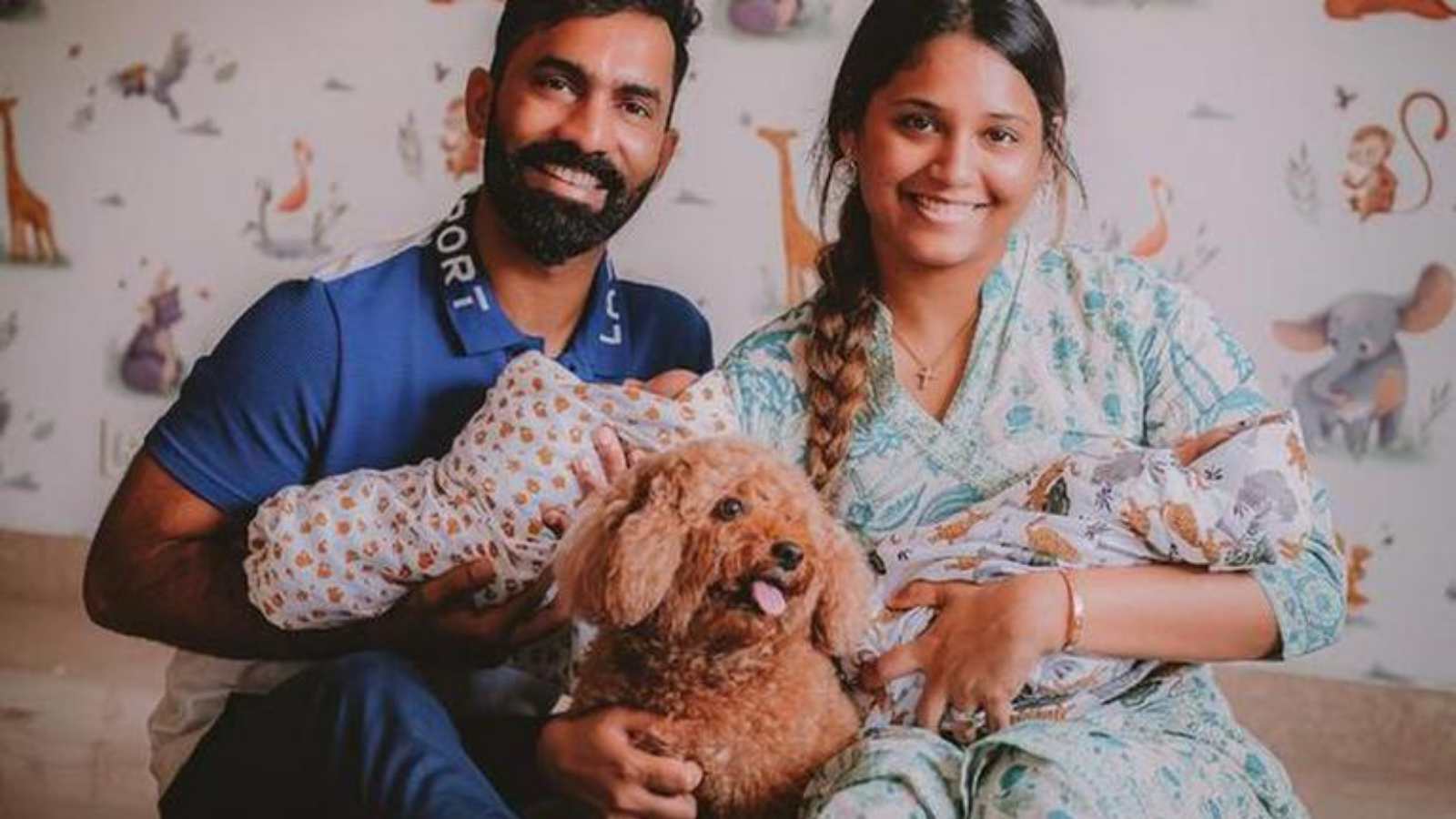 “Just like that 3 became 5” Dinesh Karthik and wife Dipika Pallikal blessed with twin boys