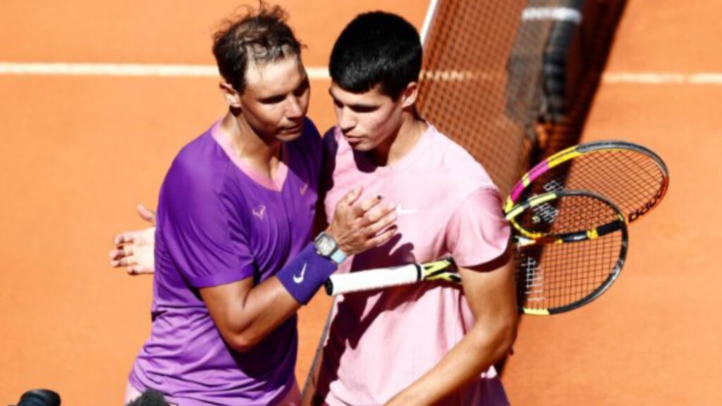 Carlos Alcaraz Garfia and Rafael Nadal