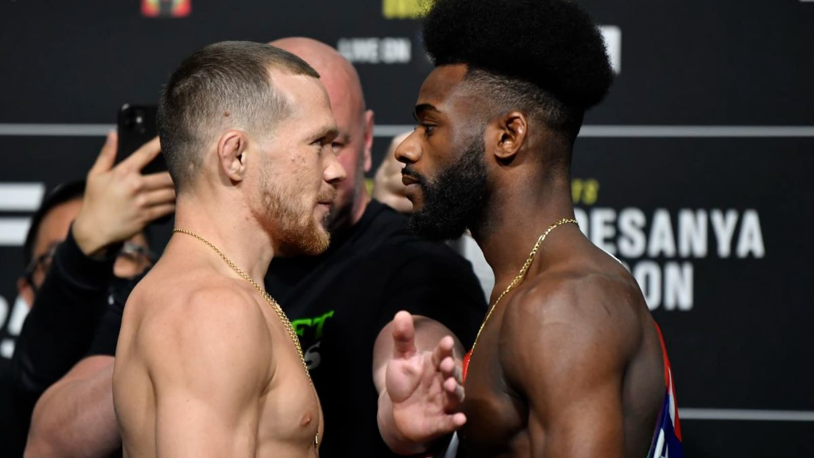 “Nervous yet”- Aljamain Sterling tries to intimidate Petr Yan before their title rematch at UFC 272