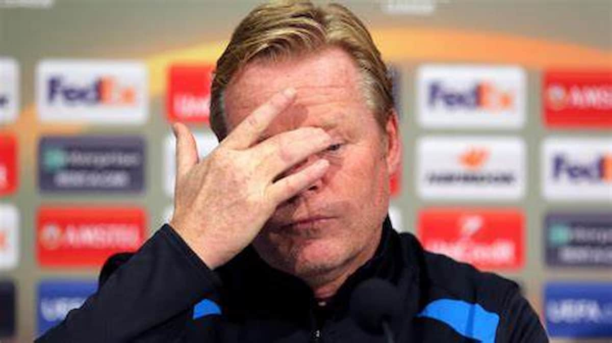 Breaking: FC Barcelona Coach Ronald Koeman Sacked after defeat against Rayo Vallecano