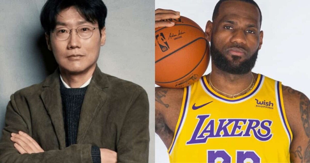 Squid Game Creator Hwang Dong-Hyuk and LeBron James