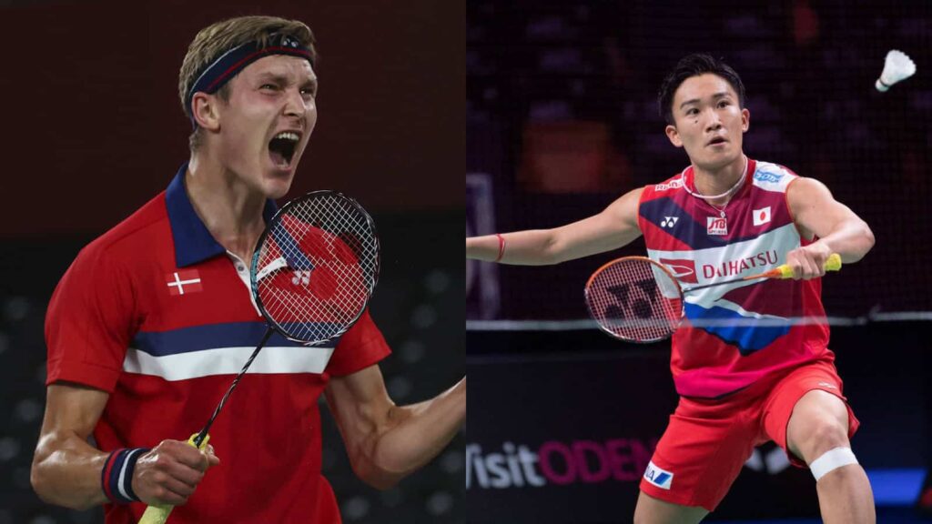 Victor Axelson and Kento Momota