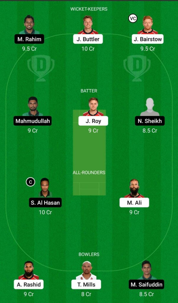 ENG vs BAN Dream11