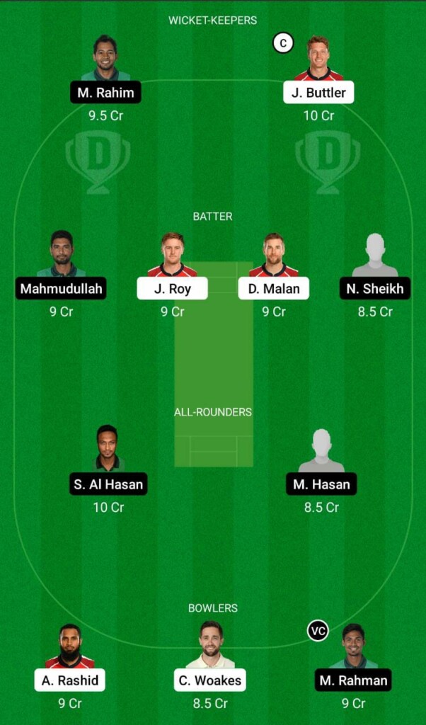 ENG vs BAN Dream11