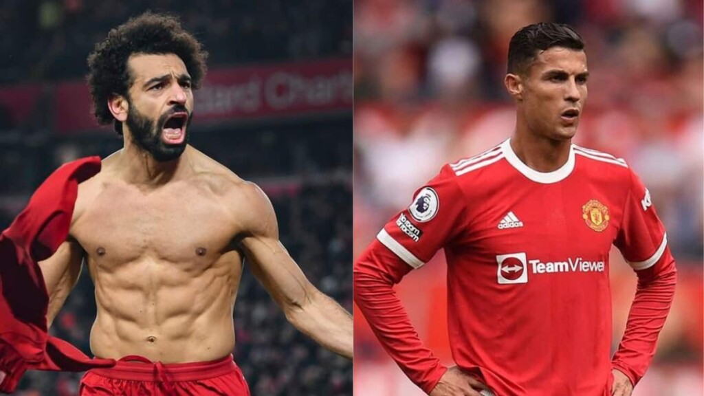 Cristiano Ronaldo and Mohamed Salah