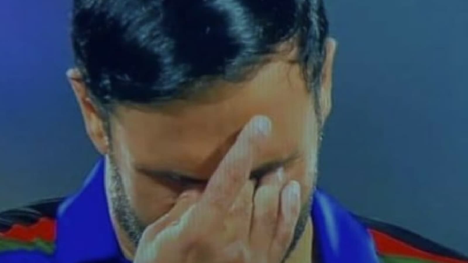 Mohammad Nabi breaks into tears during national anthem ahead of Afghanistan vs Scotland clash