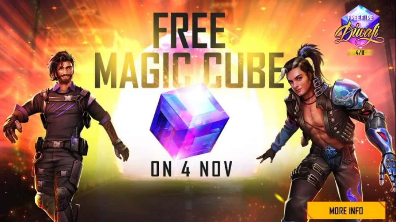 How To Get Free Magic Cube And Greetings Emote In Free Fire Diwali Event?