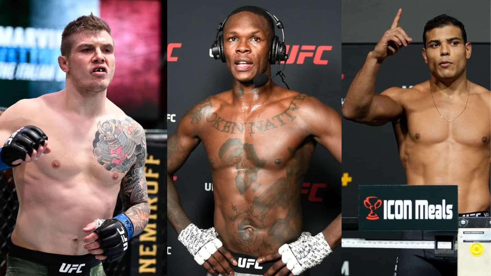 “Didn’t think Vettori was going to stand up and strike with Costa, which was surprising,” Israel Adesanya reacts to Paulo Costa vs Marvin Vettori, UFC Vegas 41 clash!