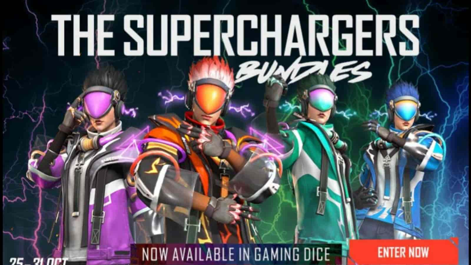 How to get the Superchargers Bundles in Free Fire Gaming Dice?