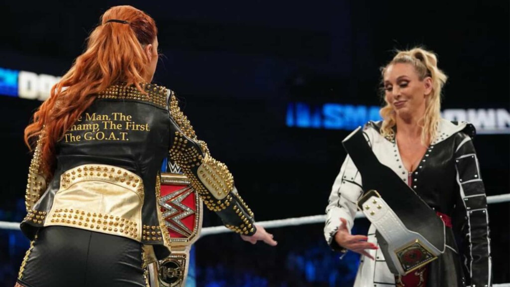 Becky Lynch and Charlotte Flair segment on Smackdown saw unplanned title throw - Reports