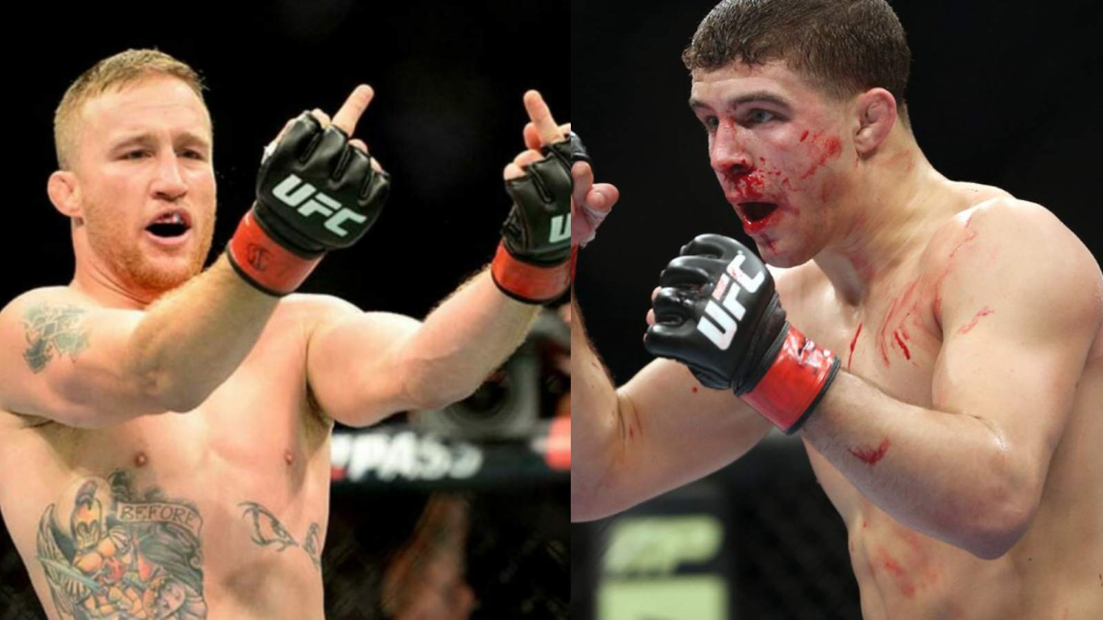 “Dropped in my dm’s like a b*tch,” Justin Gaethje and Al Iaquinta have a heated exchange on Twitter