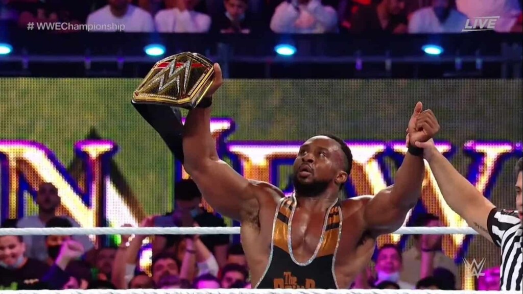 Big E defeated Drew McIntyre at Crown Jewel 2021 to retain the WWE Championship