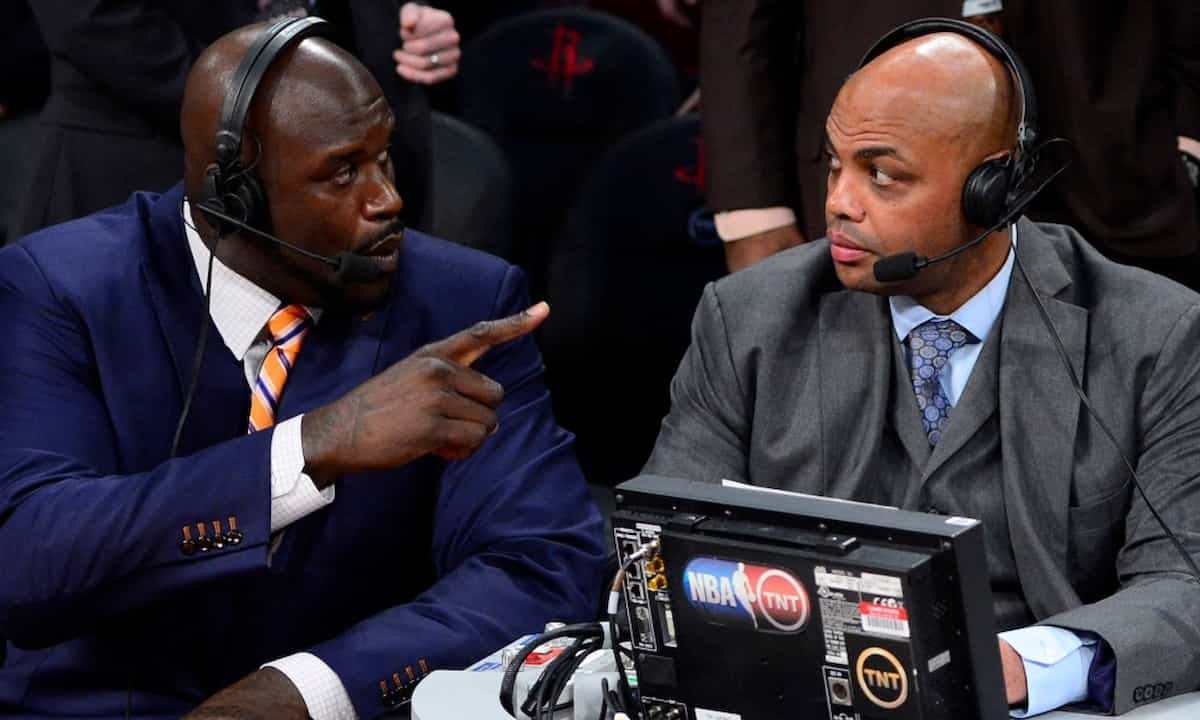 “I got Hakeem when he was prime rib,” Charles Barkley tells Shaquille O’Neal to shut up for questioning his Houston Rockets run