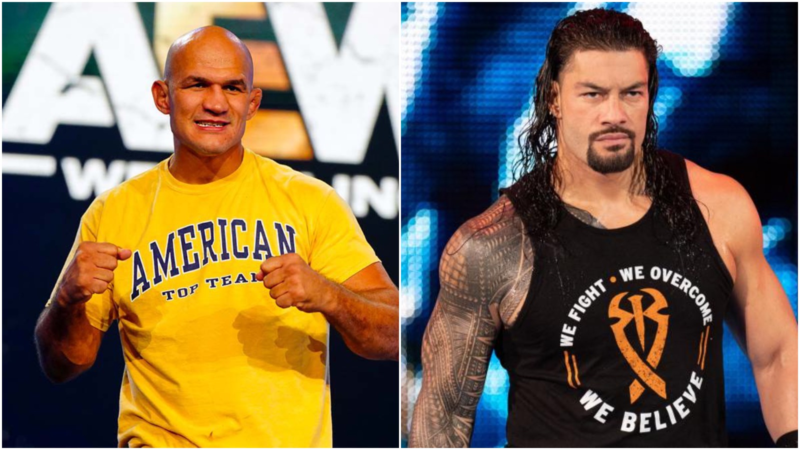 “Please send the address” – Junior dos Santos calls out Roman Reigns