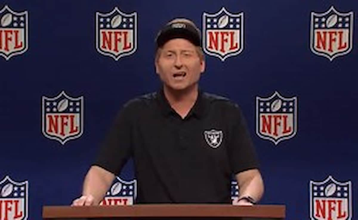 Watch: Saturday Night Live Mimics Their Hilarious Take on Jon Gruden Email Scandal