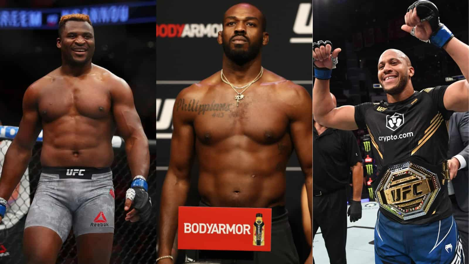 “Not on the level of a Jon Jones fight,” Francis Ngannou comments about his title unification fight against Ciryl Gane at UFC 270