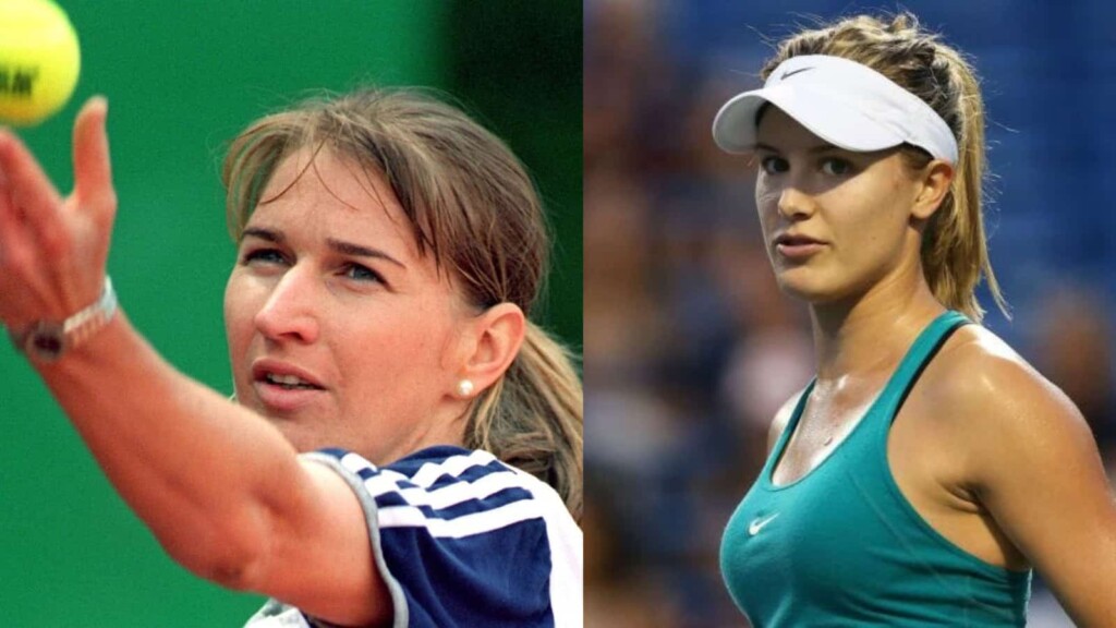 Steffi Graf and Eugenie Bouchard