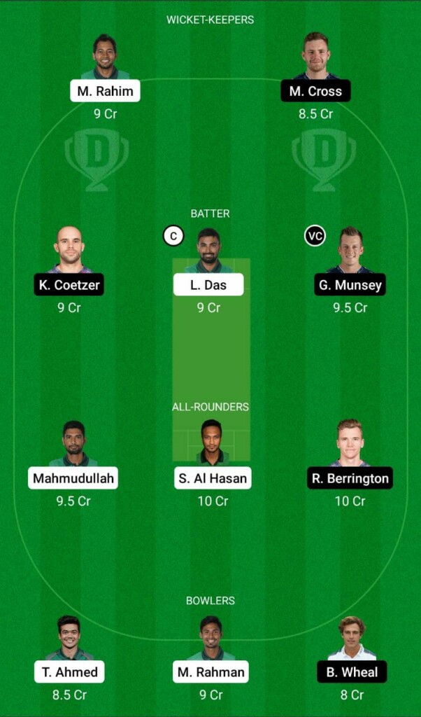 BAN vs SCO Dream11