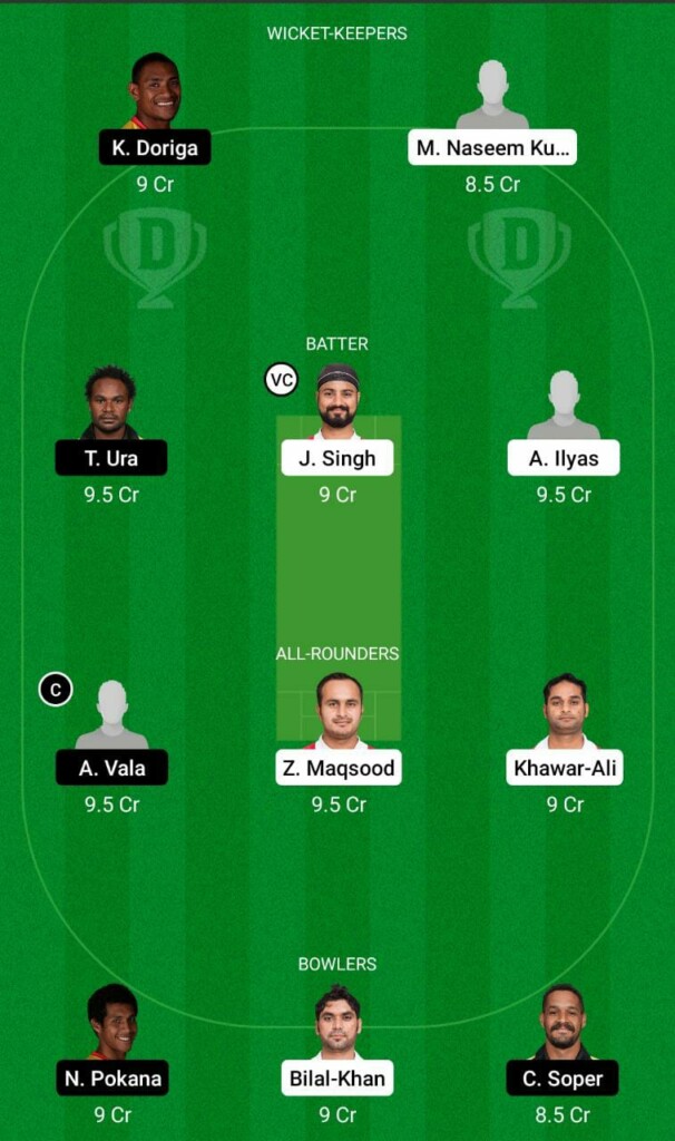 OMN vs PNG Dream11