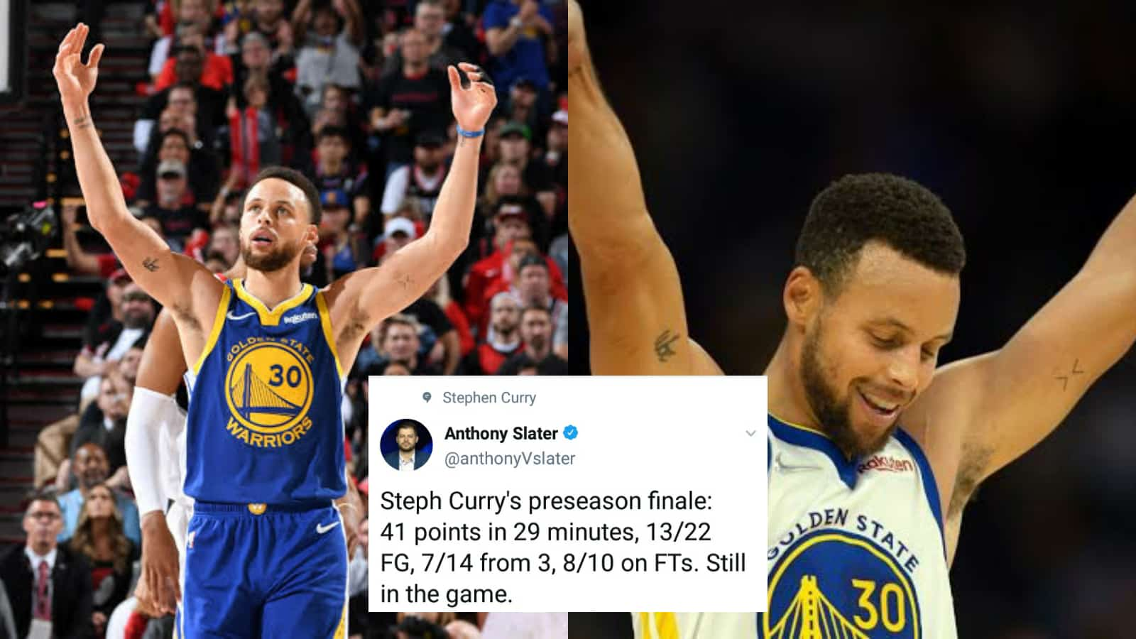 Twitter Goes Berserk As Stephen Curry Drops 41 Against Portland Trail Blazers