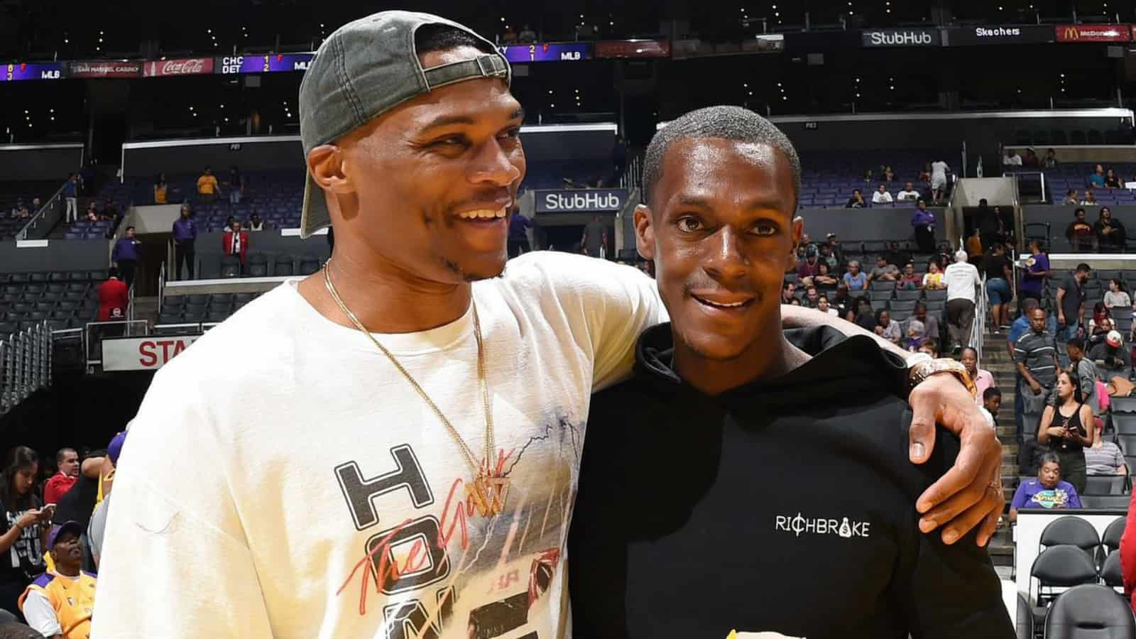 Watch: Russell Westbrook and Rajon Rondo get involved in Hilarious Shaqtin’ Moment vs Sacramento Kings in the Last Preseason Matchup