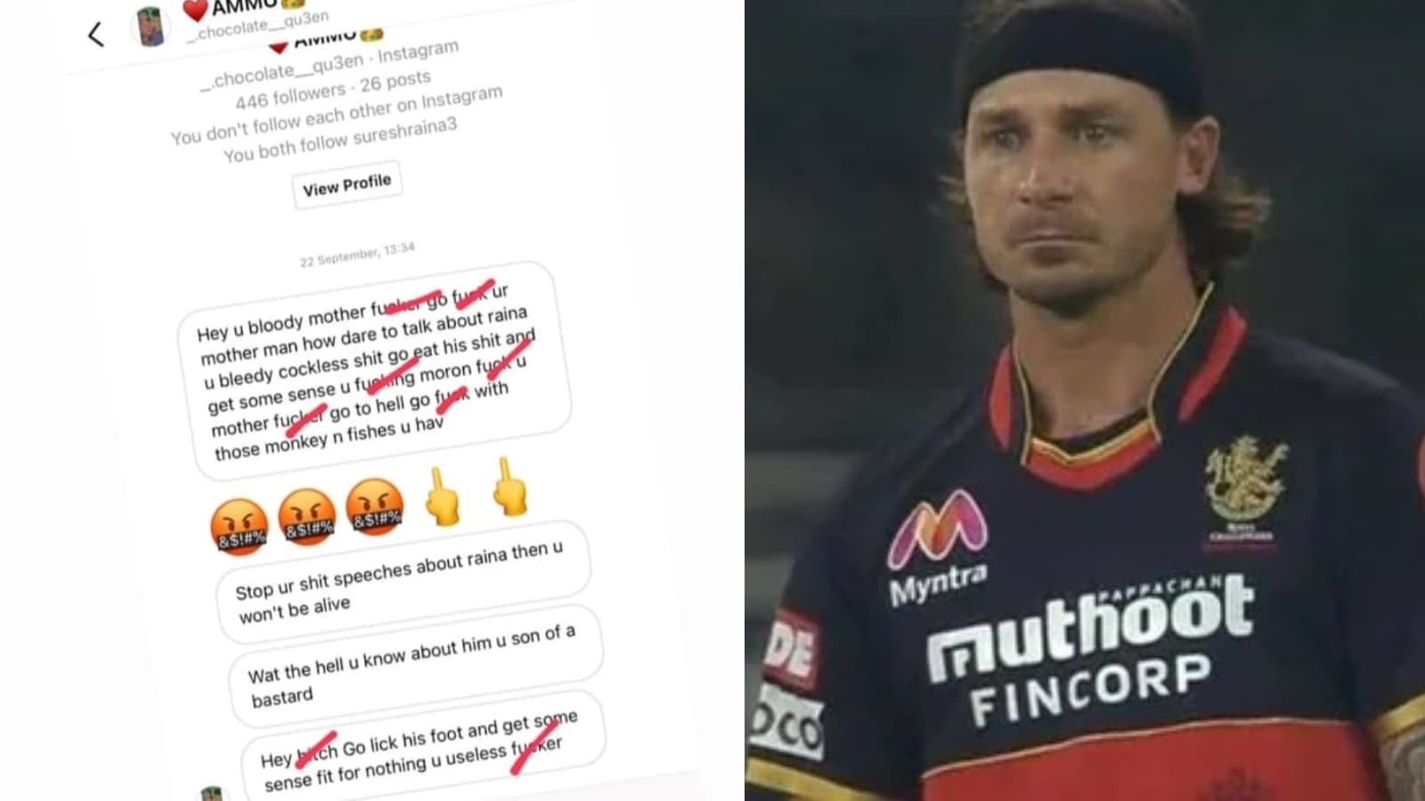 “You won’t be alive” Dale Steyn reacts to hate message on Instagram