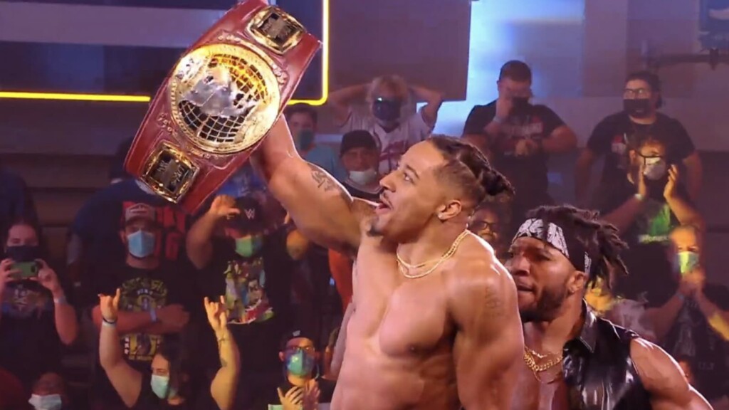 Carmelo Hayes as the NXT North American Champion