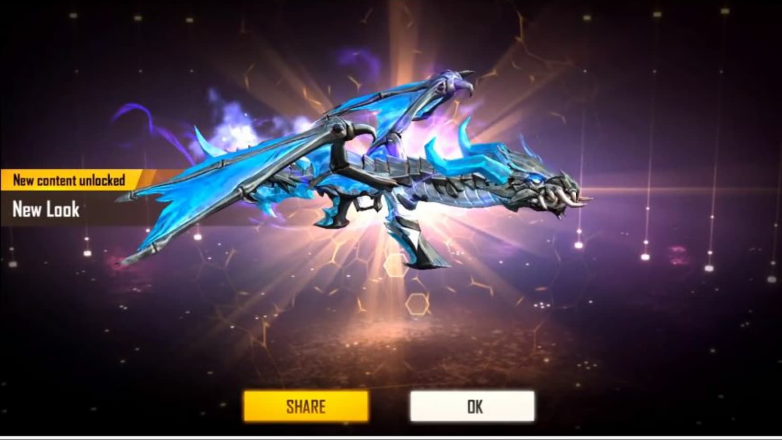 How to obtain Blue Flame Draco AK skin in Free Fire for free in October 2021?