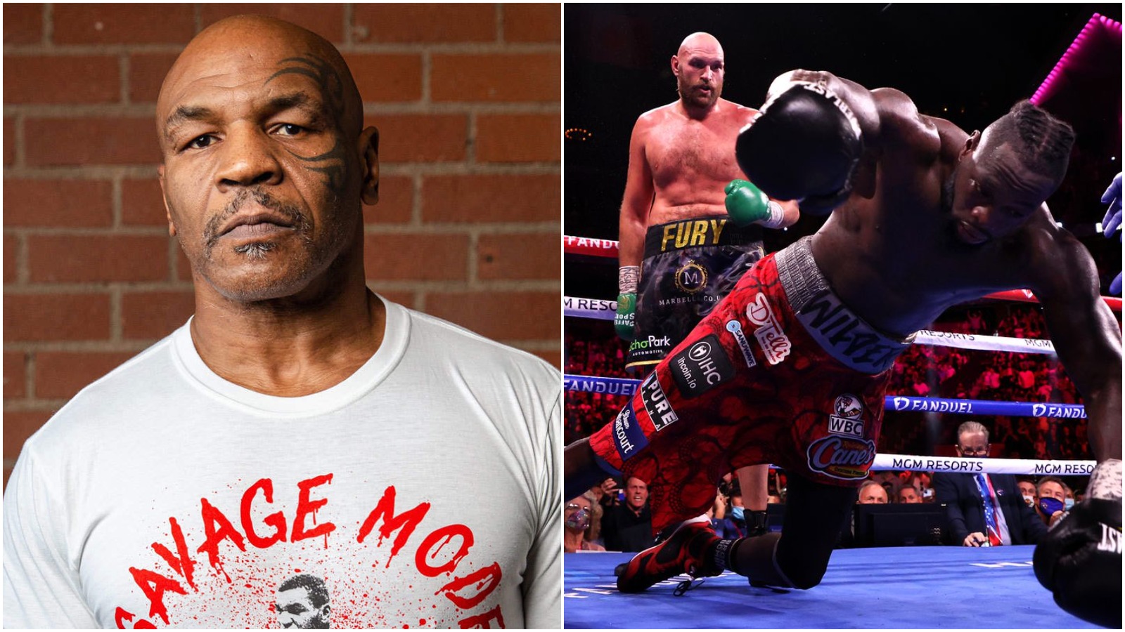 “Both of them reached all-time great status” – Mike Tyson weighs in on Tyson Fury vs Deontay Wilder 3