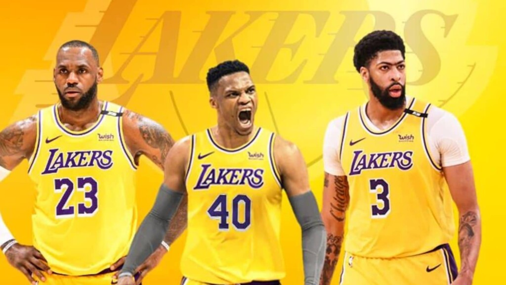 LA Lakers Trio - LeBron James, Russell Westbrook, Anthony Davis