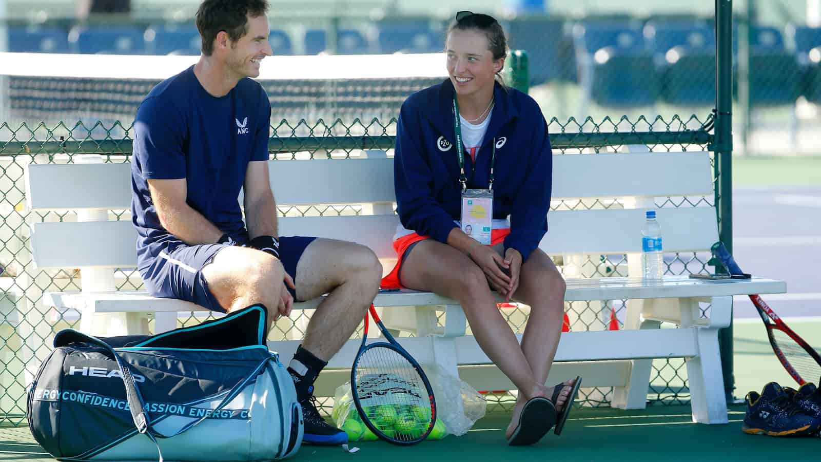 ‘Dream come true’ Iga Swiatek gets her dream hitting session with Andy Murray at the Indian Wells 2021