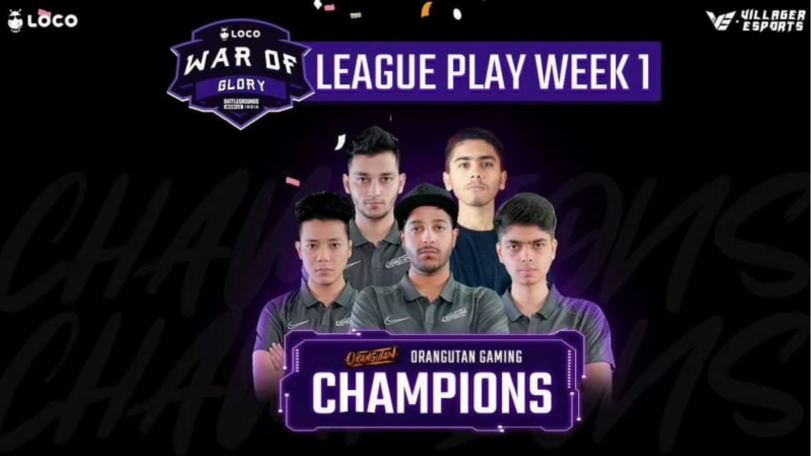 BGMI War Of Glory: Orangutan Gaming wins League Play Week 1