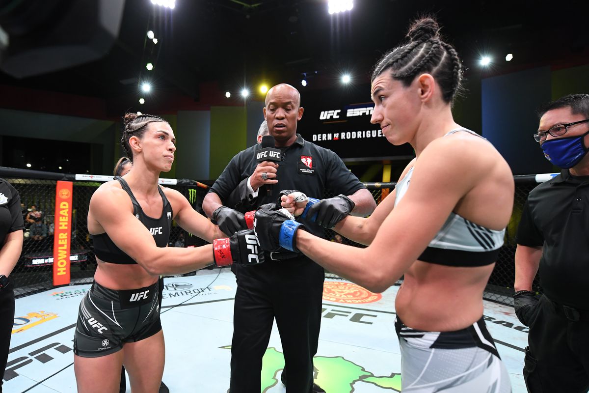 UFC Vegas 39 Twitter reactions: Chael Sonnen, Aljamain Sterling, Amanda Nunes, and others react to Marina Rodriguez vs Mackenzie Dern