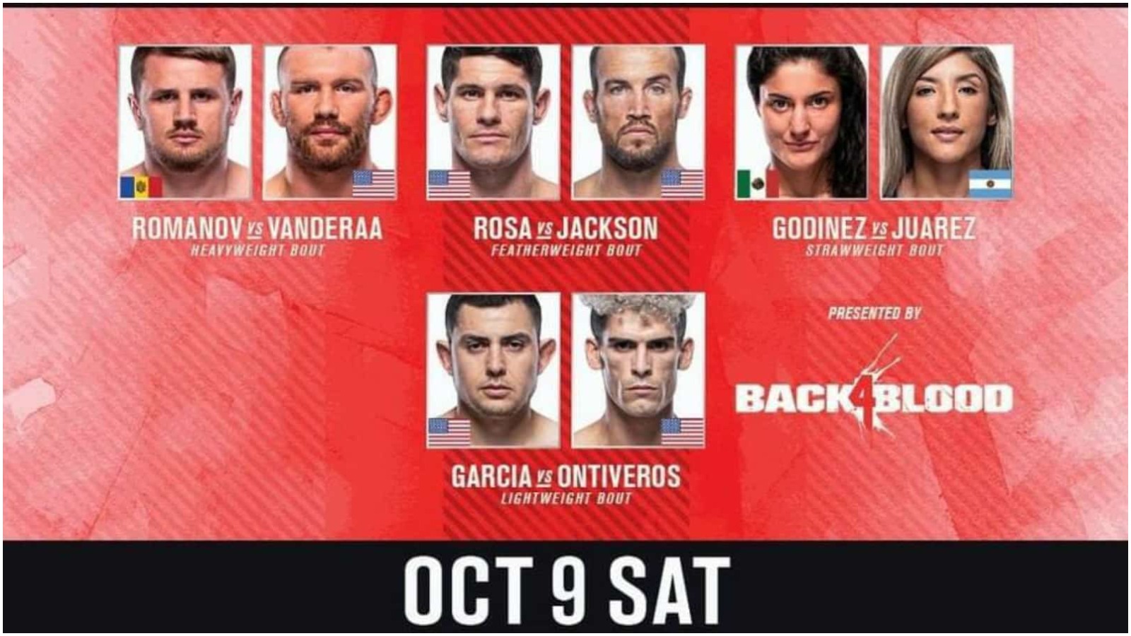 UFC Vegas 39: Dern vs Rodriguez prelims results