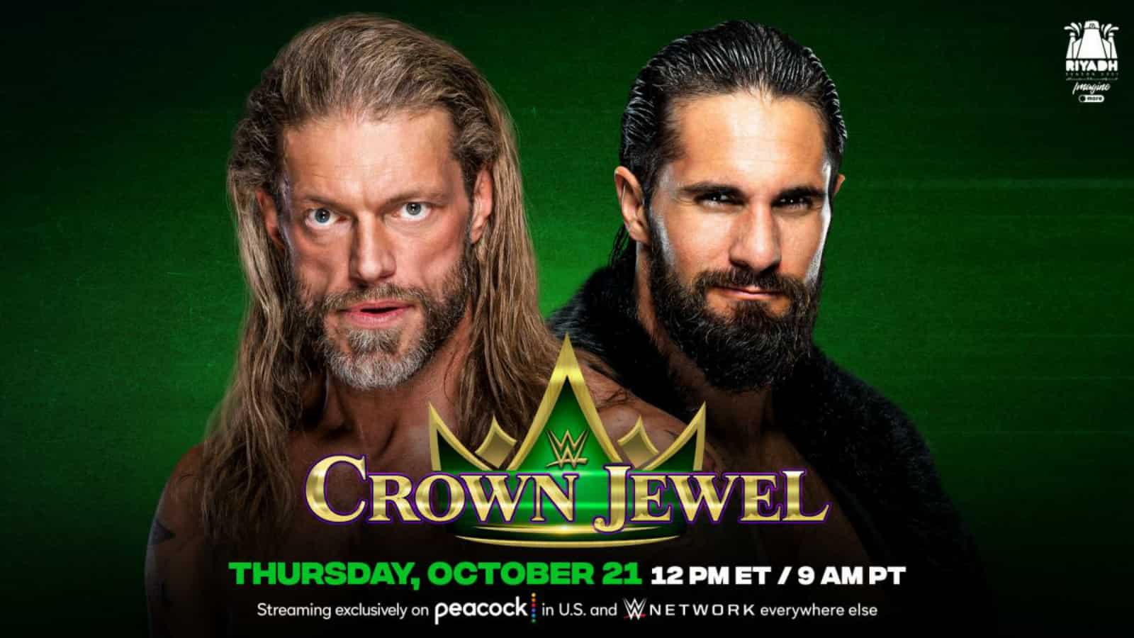 Edge announces the stipulation for a grudge match with Seth Rollins at Crown Jewel