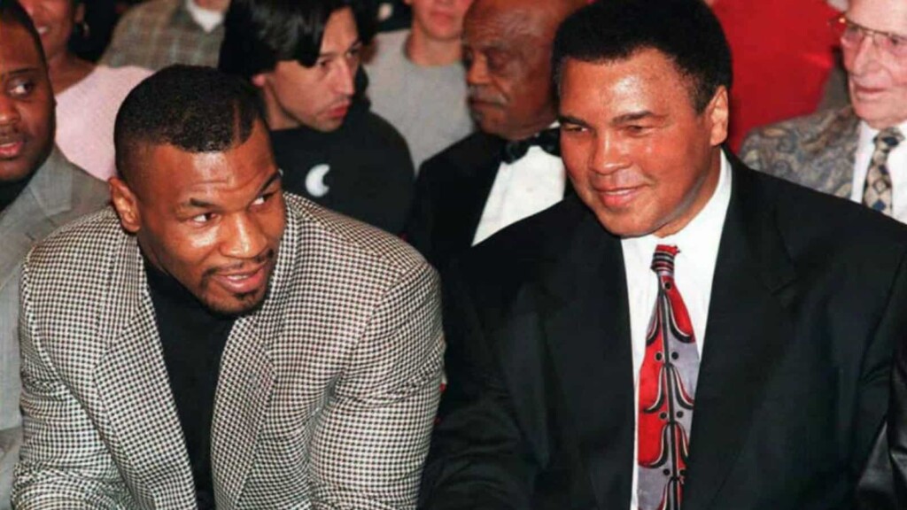 Mike Tyson and Muhammad Ali