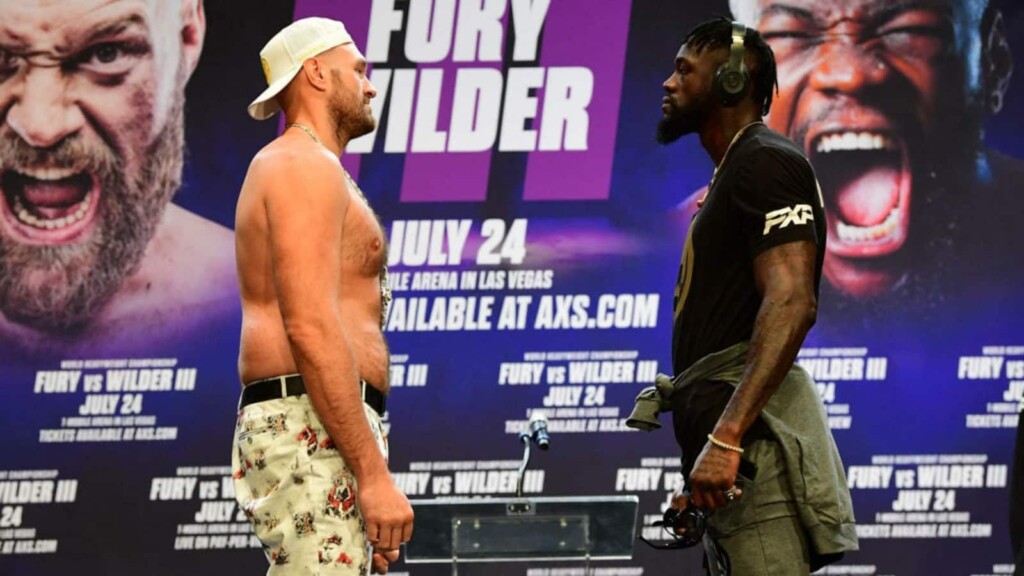 Tyson Fury and Deontay Wilder