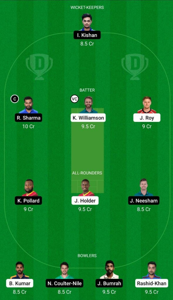 SRH vs MI Dream11