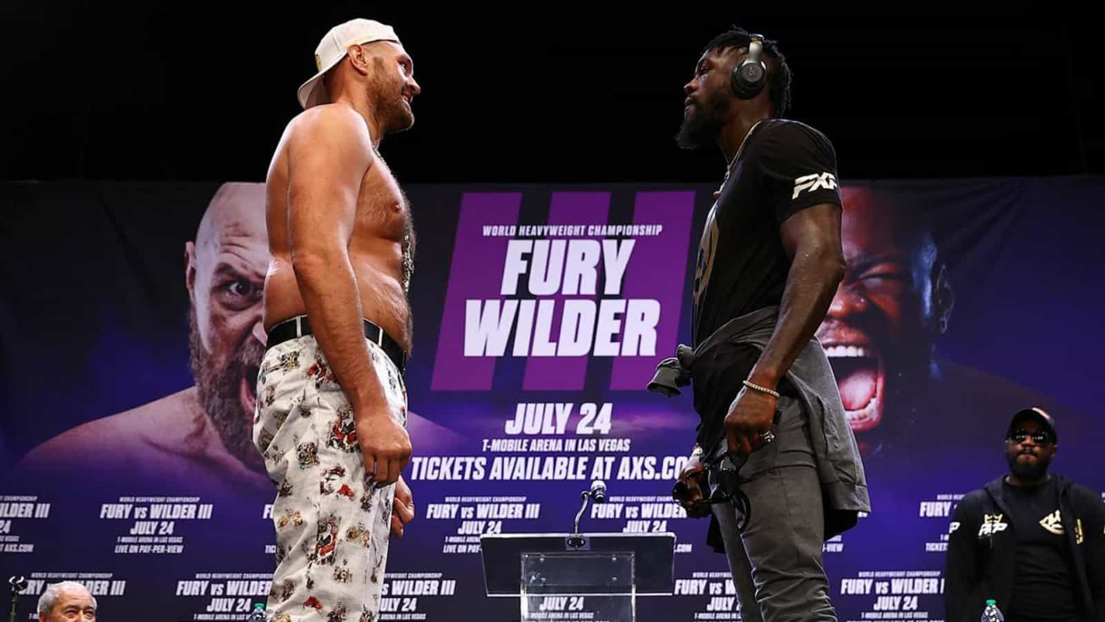 “Your legacy will be in tatters, Torn to bits, Finished,” Tyson Fury and Deontay Wilder got engaged in a heated exchange at the press conference