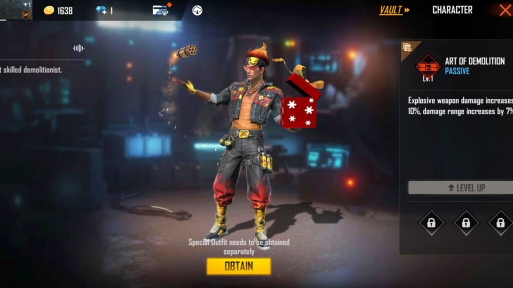 Best Free Fire character combinations with Chrono