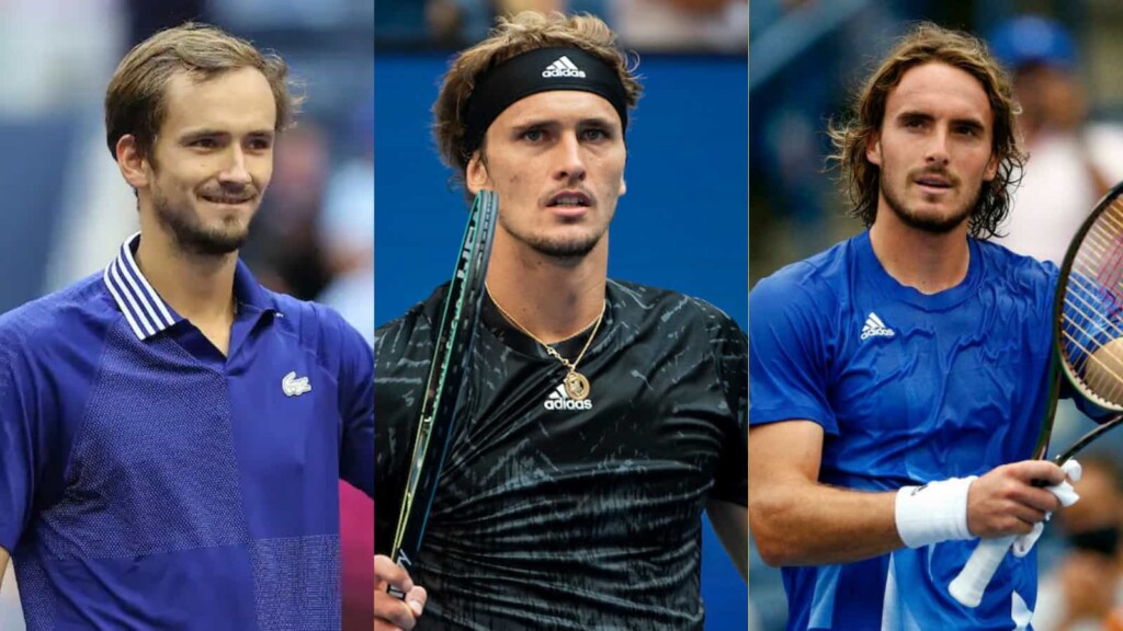 Daniil Medvedev, Alexander Zverev and Stefanos Tsitsipas - Top-3 ranked players of the 2022 ATP Cup