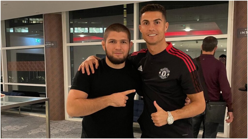 Khabib Nurmagomedov and Cristiano Ronaldo