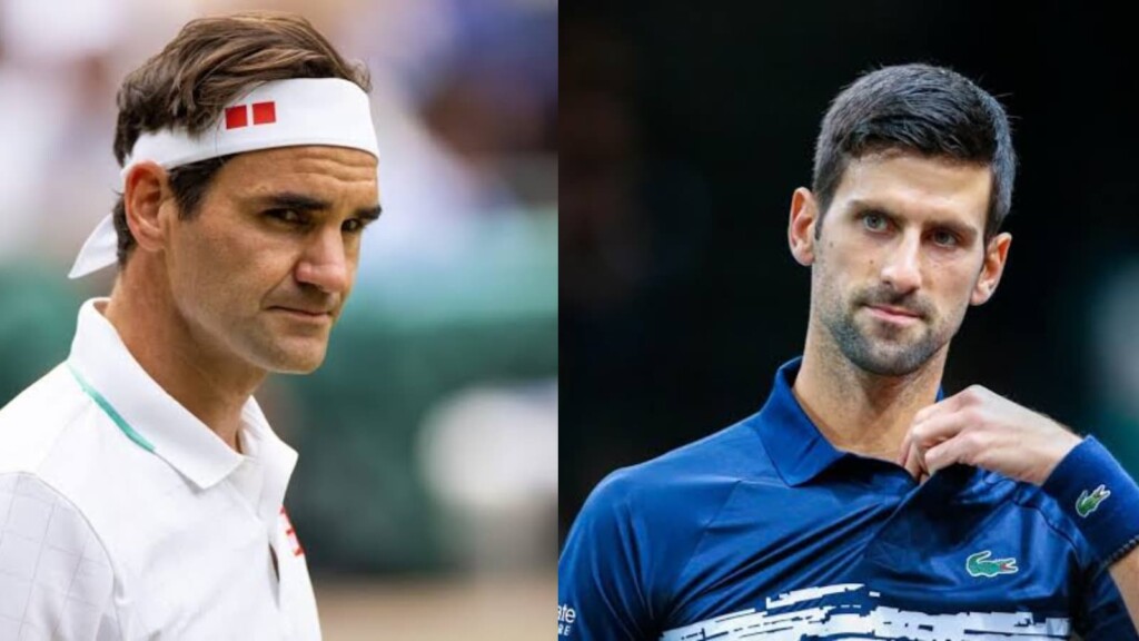 Roger Federer and Novak Djokovic