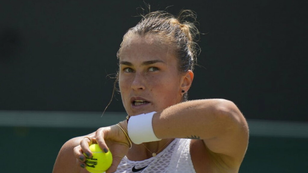 Aryna Sabalenka at Wimbledon