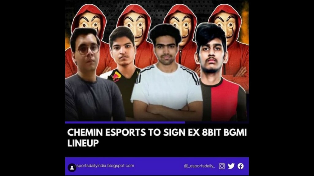 Battlegrounds Mobile India: Chemin Esports to sign up ex 8bit BGMI lineup, as per sources