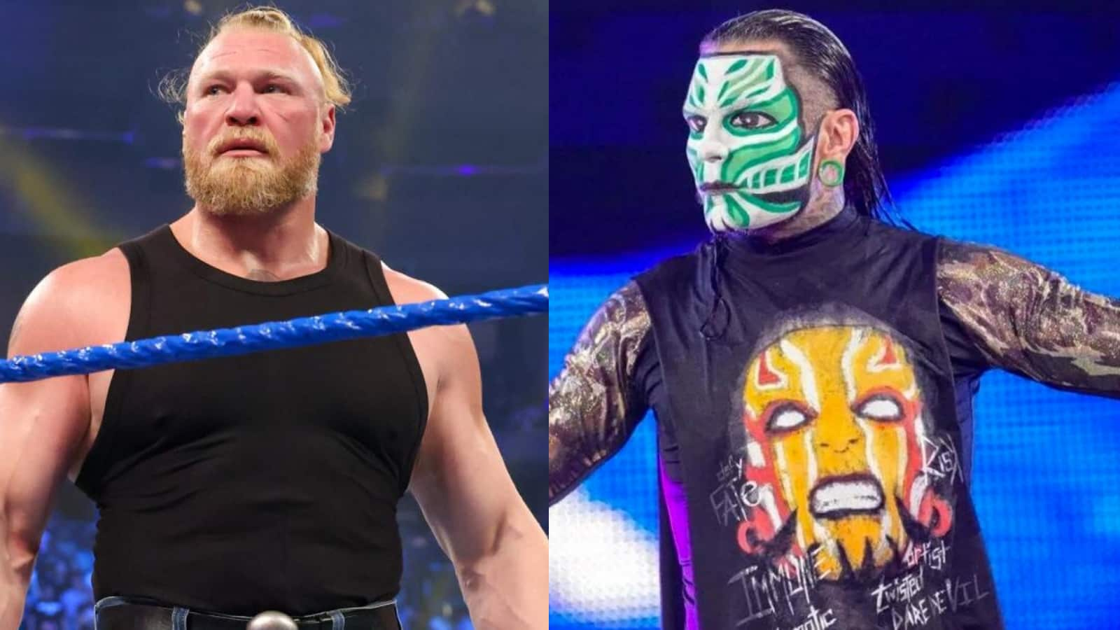 WWE teases a feud between Brock Lesnar and Jeff Hardy