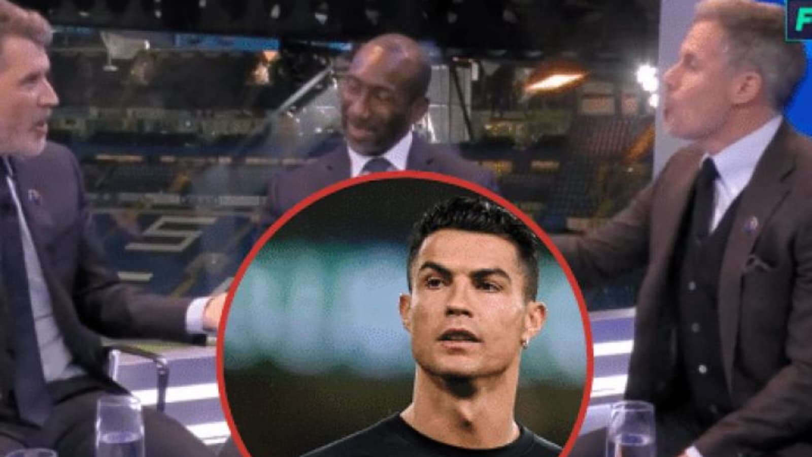 Shocking: “Ronaldo is not in Manchester United to score goals”- Carragher and Keane get into a heated argument