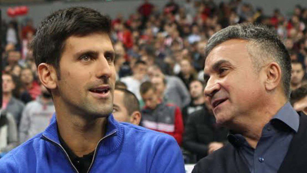 Novak Djokovic and Srdjan Djokovic