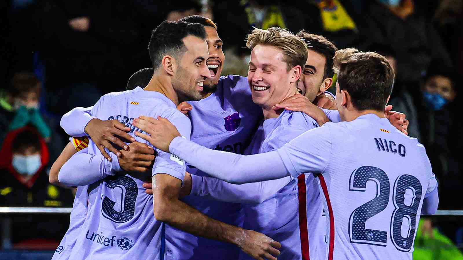 WATCH: Frenkie De Jong scores Barca’s first open play goal of Xavi era to open the scoring against Villarreal